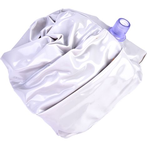Coussin d'assise pliant Portable, siège épais gonflable pour Camping en plein air pêche blanc (1/5)