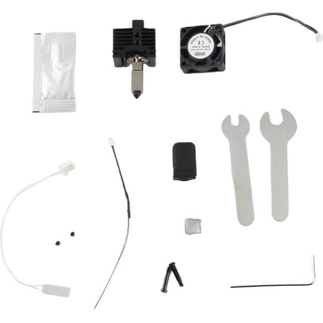 Bambu Lab Hotend di Ricambio per X1/X1C – Riscaldatore in Ceramica 48W, Ugello Acciaio Temprato 0.4mm – Design Professionale – Ideale per Stampa 3D ad Alta Temperatura (1/4)