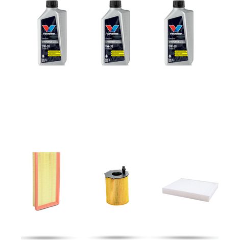 Kit tagliando 3 FILTRI e 3L OLIO compatibile con Lancia Ypsilon II (312) 0.9 CNG 59kw dal 2014 (1/5)