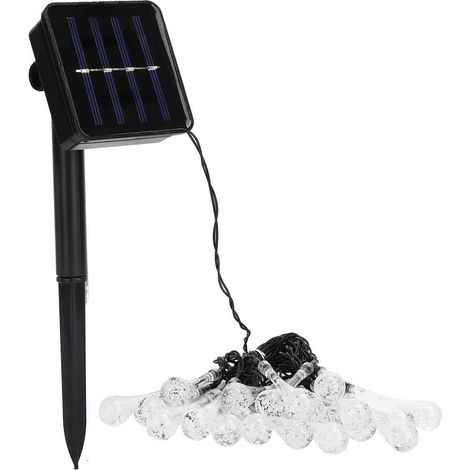 Luces Solares Cadena 5 M - 20 Led - 60 Lm - Modos 8 - Ip44 - Para Jardín Fiesta Boda Decoración (1/5)