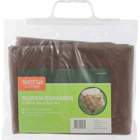 Rosenvlieshauben 30 g, 3 Stück im Paket Maße: 0,80 x 0,75 m, Farbe: beige (1/4)