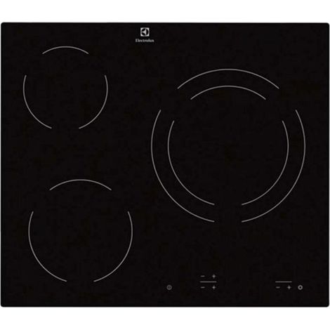 Glaskeramik-Kochfeld - ELECTROLUX - EHF6231IOK - Schwarz - Unabhängig - 20x20 cm (1/3)