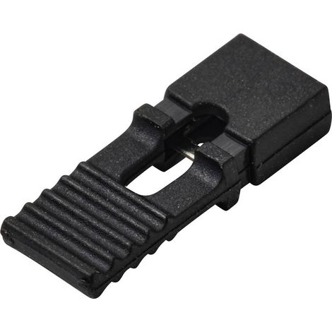TRU COMPONENTS TC-13537768 Ponticello di cortocircuito Passo: 2.54 mm Poli per fila:2 Contenuto: 100 pz. (1/3)