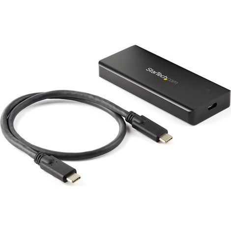 StarTech.com M2E1BRU31C contenitore di unità di archiviazione Box esterno SSD Nero (1/4)