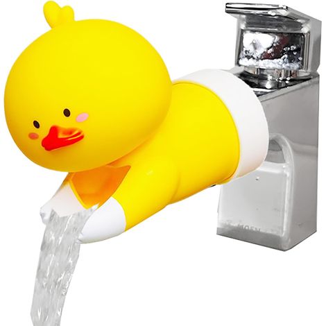 Robinet Extension, Cache de Bec de Bain, Cache de Robinet de Baignoire Bébé, Couvercle de Robinet pour Bébé Protection pour Douche Bébé pour Enfants Tout-Petits (1/5)
