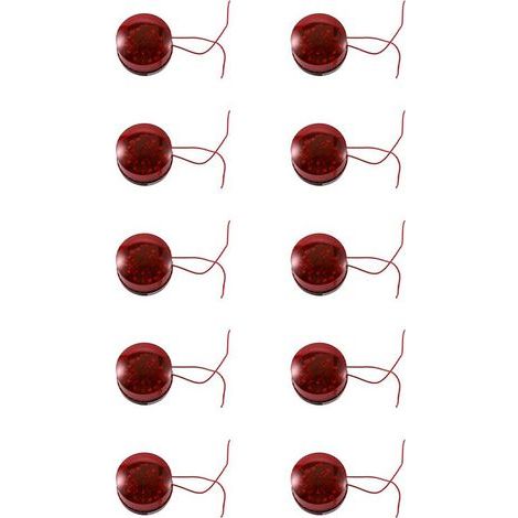 10X Flash Industriel Led Ac 220V Lampe Stroboscopique Lampe D'Avertissement D'Accident Rouge Lte-5061 de (1/2)