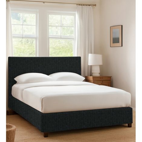Cama Individual Dagenham, Desenfundable, Hecha en Italia, Gris Oscuro (1/3)