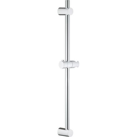 Barre de douche universelle 600mm – Support mural réglable – Finition chromée GROHE StarLight – Tenue à l'arrachement 20 kg max