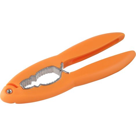Fackelmann Schiaccianoci morbido in plastica, 16 cm in plastica in nero/arancione, 1 pezzo (1/5)