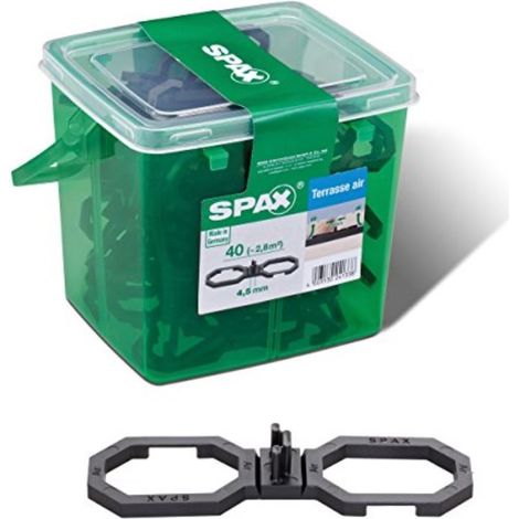 Spax Air-Belüftung 9 x 2,8 x 0,4 cm 40 Stück 4,5 mm Fuge Terrassenschrauben (1/10)