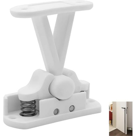 Support de Porte de Caravane, Retenue De Porte Caravane en Plastique, Butée de Porte Silencieuse Amovible, Bloc Porte Pratique pour Remorque Camper (1/5)