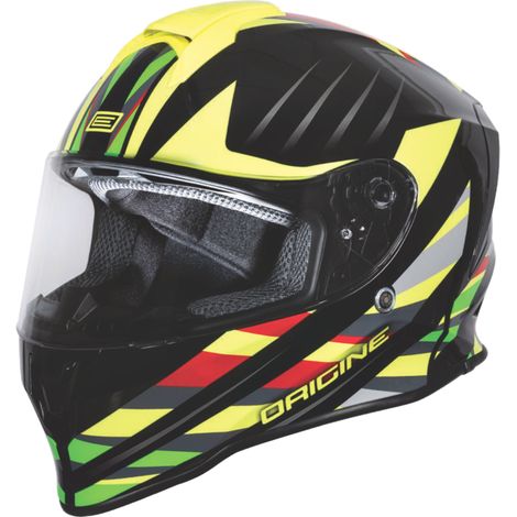 Casque Origine dinamo kids foolish brillant jaune noir YM (1/5)