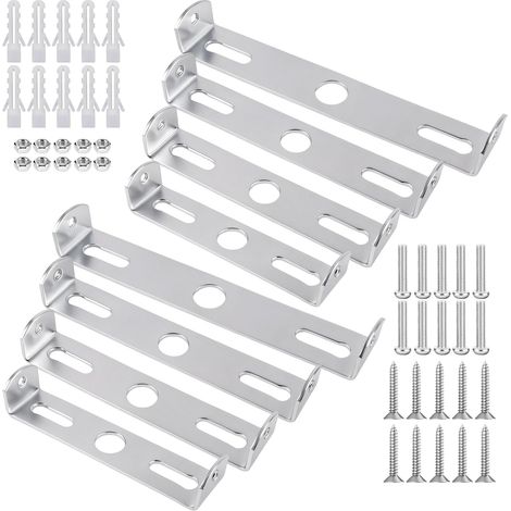 8 Pièces Support de Fixation Plafonnier 80 90 100 110 mm Supports de Fixation pour Plafonnier Support de Montage pour Luminaires 0 virgule 3 cm (1/4)