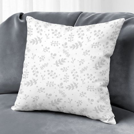 Housse de coussin fleurs colorées, décoration canapé élégant,50×50cm (1/5)