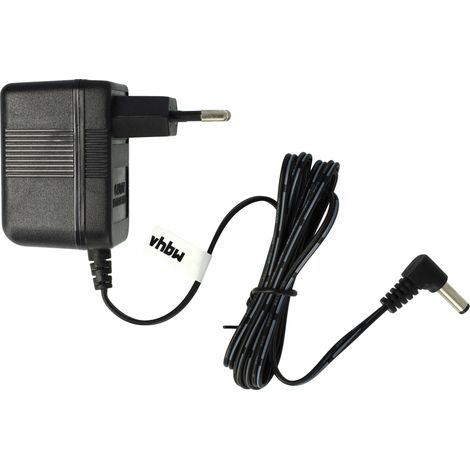 vhbw Netzteil kompatibel mit Black & Decker DV7210ECN, DV7210NF, DV7210NWH Akkustaubsauger - 200 cm