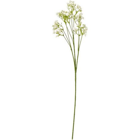 Gypsophila (Single Stem Flower) - Plastic - Height 70 cm - Cream