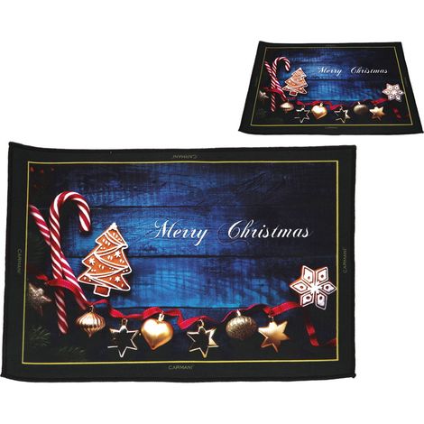 Carmani, tapis de chevet 60x40cm - Noël (1/2)