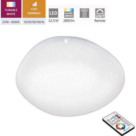 plafoniera applique led con telecomando, ø 45 cm (1/5)