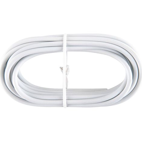 Weißes kunststoffummanteltes Kabel (Wurm) 3m Vorhanghalter PV025 Cintacor - Storplanet (1/2)