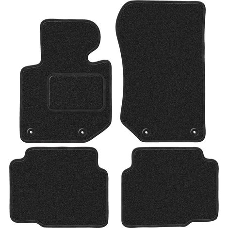 Alfombrillas de terciopelo para BMW 3 E36 compacto, coupé, sedán, familiar, touring (1991-2000) antracita (1/5)