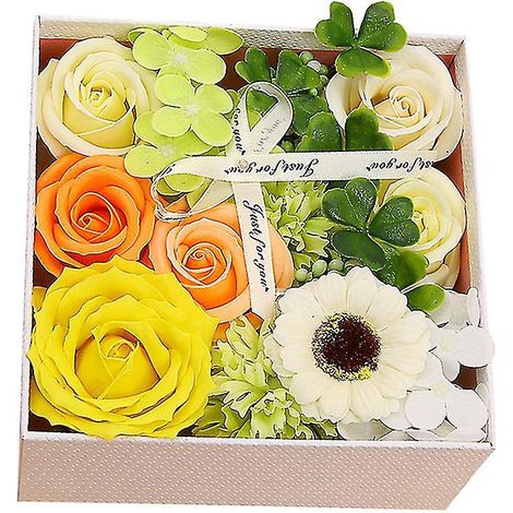 1 Stück künstliche Seifenblumenbox