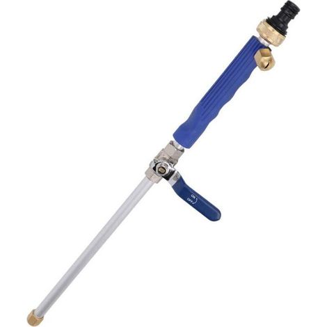 Pistolet à eau à haute pression en alliage d'aluminium, pulvérisation de rondelle nettoyante puissante, outil de nettoyage de buse (1/4)