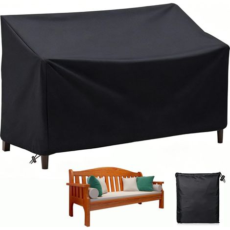 Housse Banc Jardin 3 Places Oxford 210D étanche Protection Solaire (1/5)