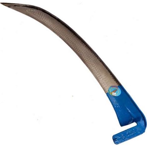 Falci Falce Strettissima Senza Barba Punta Chiodo Lama 65 cm Acciaio Forgiato per Fieno