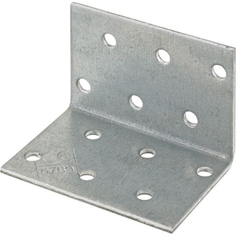 Equerre d'assemblage perforée 40x40x20x2,0 mm (1/4)