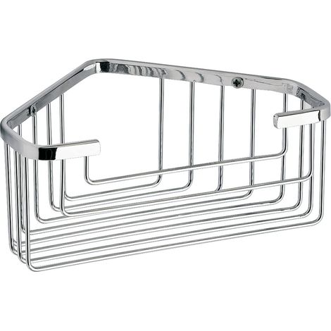 Gedy Augustus Soporte de Objetos de Ducha Angular en Alambre Cromado (1/5)