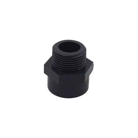 Embout filete pvc male 50mm embout a visser piscine raccord mixte pvc manchon fileté pvc,DN40,2pcs (Diamètre Intérieur 50mm - 1-1/2" filetage) (1/5)