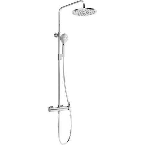 Ravak - Brausegarnitur DS 091.00 mit Armatur, 25 cm, 3 Strahlarten, Chrom X07P643 (1/5)