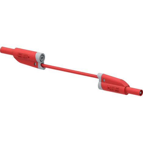 Electro PJP 2717-IEC-CD1-100R Messleitung Lamellenstecker 4 mm Lamellenstecker 4 mm 1.00 m Rot 1 St. (1/3)