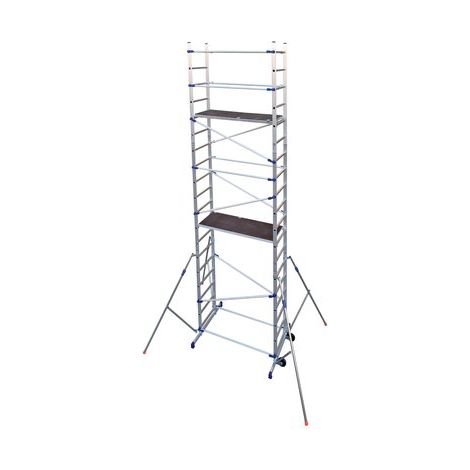 ALZATA CLAC X TRABATTELLO CLIC FACAL  ALLUMINIO CM 143X51 H. CM 210