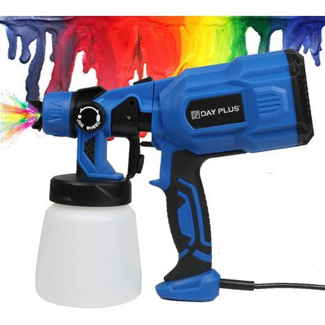 Système de peinture en aérosol électrique 550W, pistolet de pulvérisation, trois modes de pulvérisation, capacité de 800 ml, vitesse de pulvérisation 100-450 ml / min, débit d'air réglable et contrôle