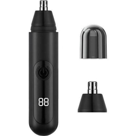 Tondeuse nez et oreilles – Double lame – LED – Type-C – Indolore – Hommes et femmes – Rechargeable