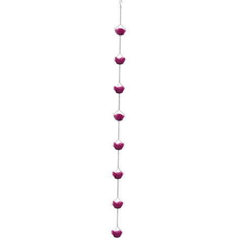 (1 paquete) cadena de lluvia con forma de rosa –