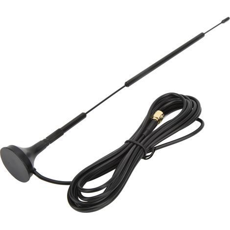 2,4-GHz-Funkantenne, 12 dBi, SMA-Innenanschluss, abnehmbare Saugnapfantenne für drahtlose Überwachung, 50 W, 50 Ω (1/5)
