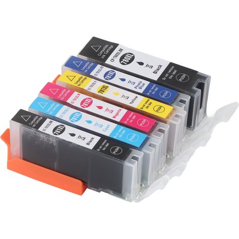 Cartouche d'encre transparente, résistante à la décoloration, pour imprimante PIXMA TS707 TR8570 TS8170 BK BK CMY PB