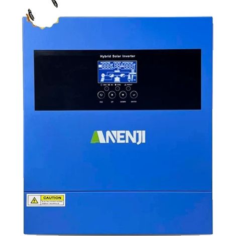 Onduleur Solaire Hybride, Sortie Onde Sinusoïdale Pure, Conversion à Haute Efficacité (1/2)