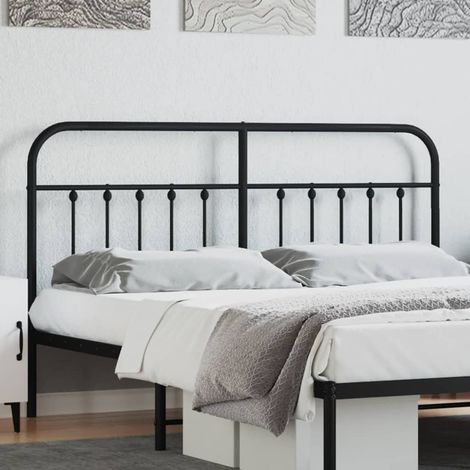 Tête de lit métal noir 160cm (1/5)