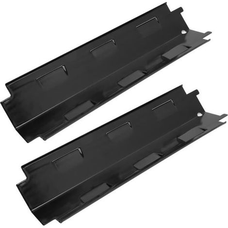 2 pièces plaque chauffante pour gril à gaz, en acier inoxydable, compatible , usage barbecue extérieur