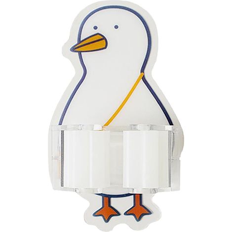 Support mural balai et serpillère auto-adhésif sans perçage, rangement pratique outils de nettoyage plastique robuste gain de place (1/5)