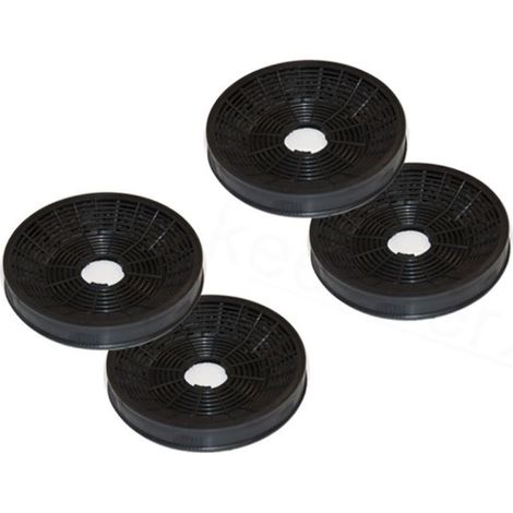 SPARSET 4 Aktivkohlefilter (2 Paar) für Siemens LC65KA670 Dunstabzugshaube Umluftbetrieb