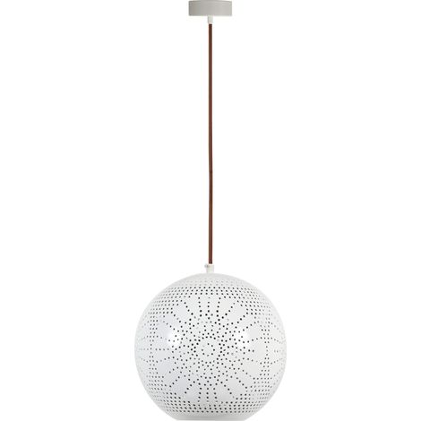 Lampada a sospensione Candellux Bene 31-70586 bianca Ø25 cm (1/2)
