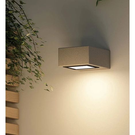 [NEUWERTIG] B-Ware Arcchio Außenwandleuchte Wandlampe LED Udonna Leuchte warmweiß grau 14 W IP65 (1/2)