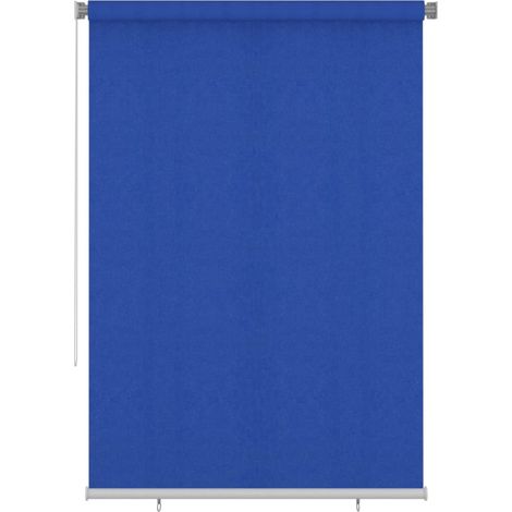 Persiana enrollable de jardín HDPE azul 160x230 cm (1/5)