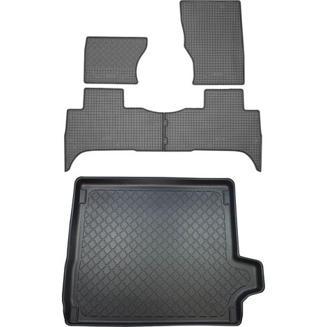 Land Rover Range Rover Sport II SUV (5 puertas) desde septiembre de 2013. Juego de alfombrillas de goma para coche y alfombrilla para maletero.