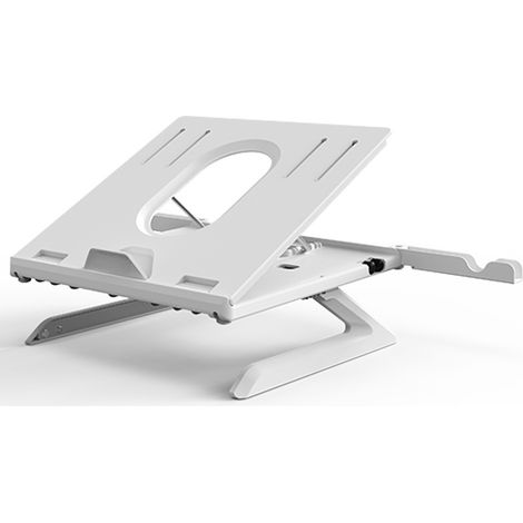 Laptopständer, höhenverstellbar, faltbar, tragbar, belüftet, ergonomisch, für Laptops und Tablets (1/5)