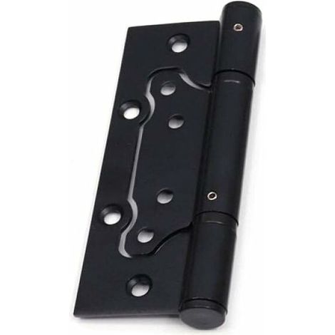 royaluxe- Charniere Inox 2 Pièces Amortissement Charnière D'Image Hydraulique 5 Pouces En Acier Inoxydable Porte À Fermeture Automatique Porte Fermée Porte Invisible Charnière À Ressort Noir (1/5)
